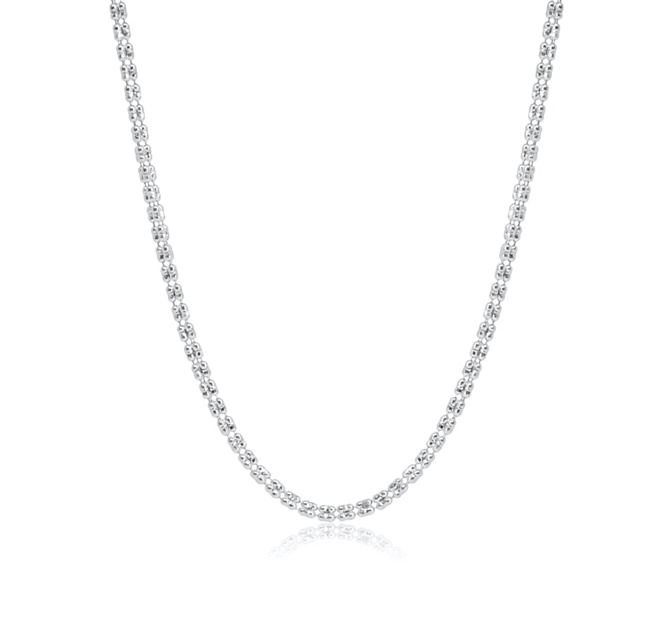 שרשרת דגם בנגקוק - אייס איטלקי, 3 שורות - Mindset Jewelry