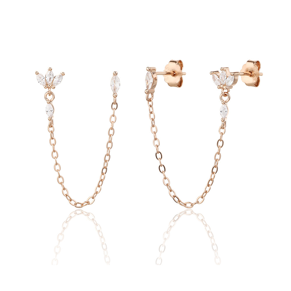 עגילים דגם ליון - Mindset Jewelry