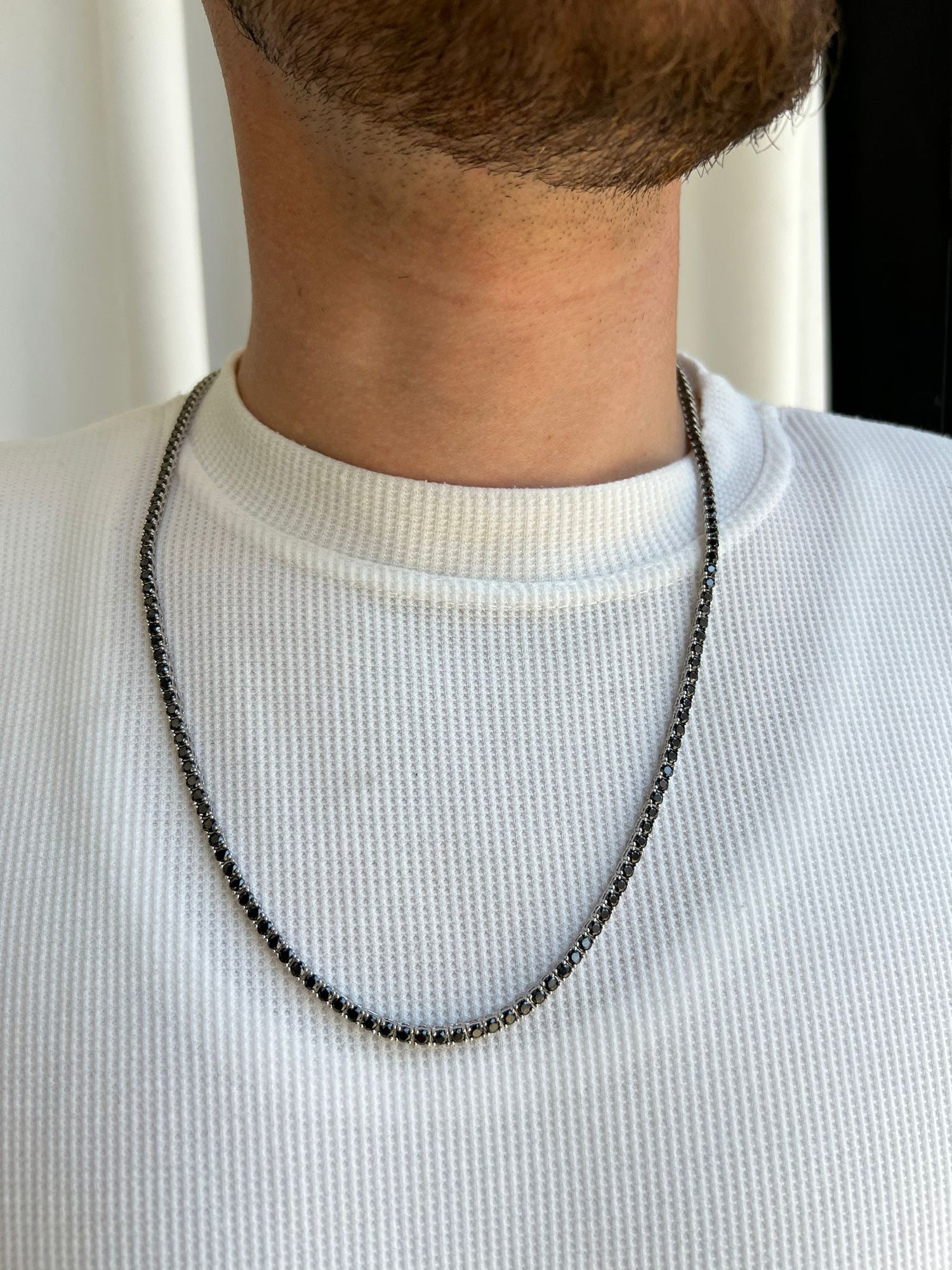 שרשרת טניס הוואנה - 3 מ"מ, 60 ס"מ - Mindset Jewelry
