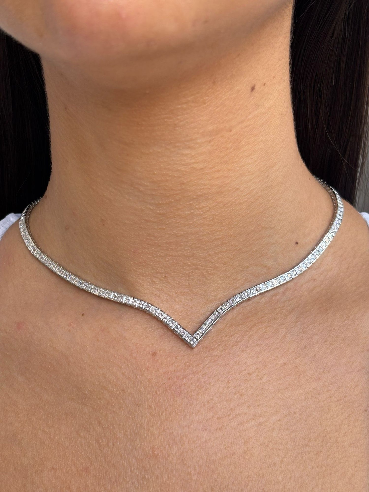 שרשרת טניס סטרזה - 42 ס"מ - Mindset Jewelry