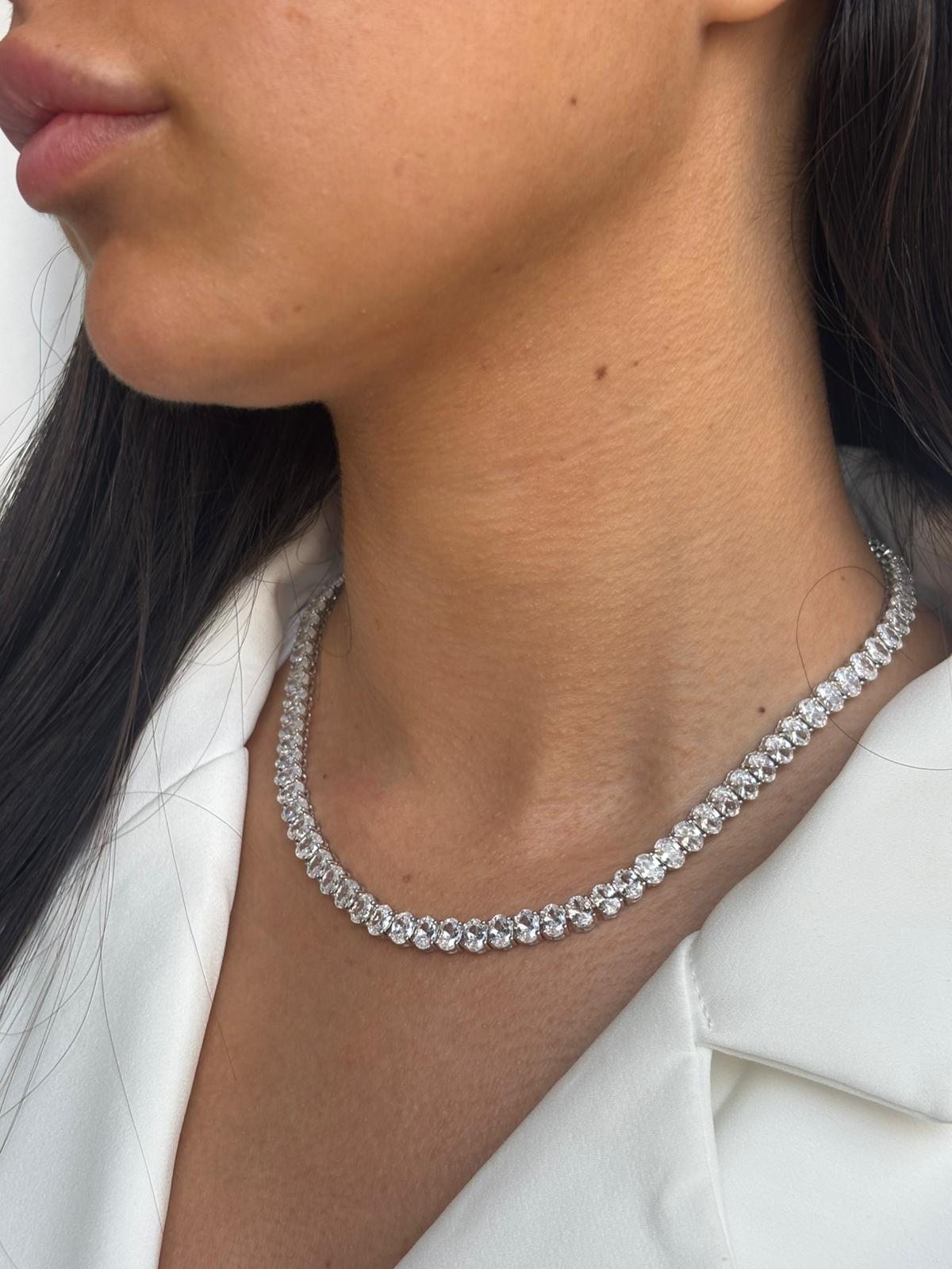 שרשרת טניס מראטאה - 40 ס"מ - Mindset Jewelry