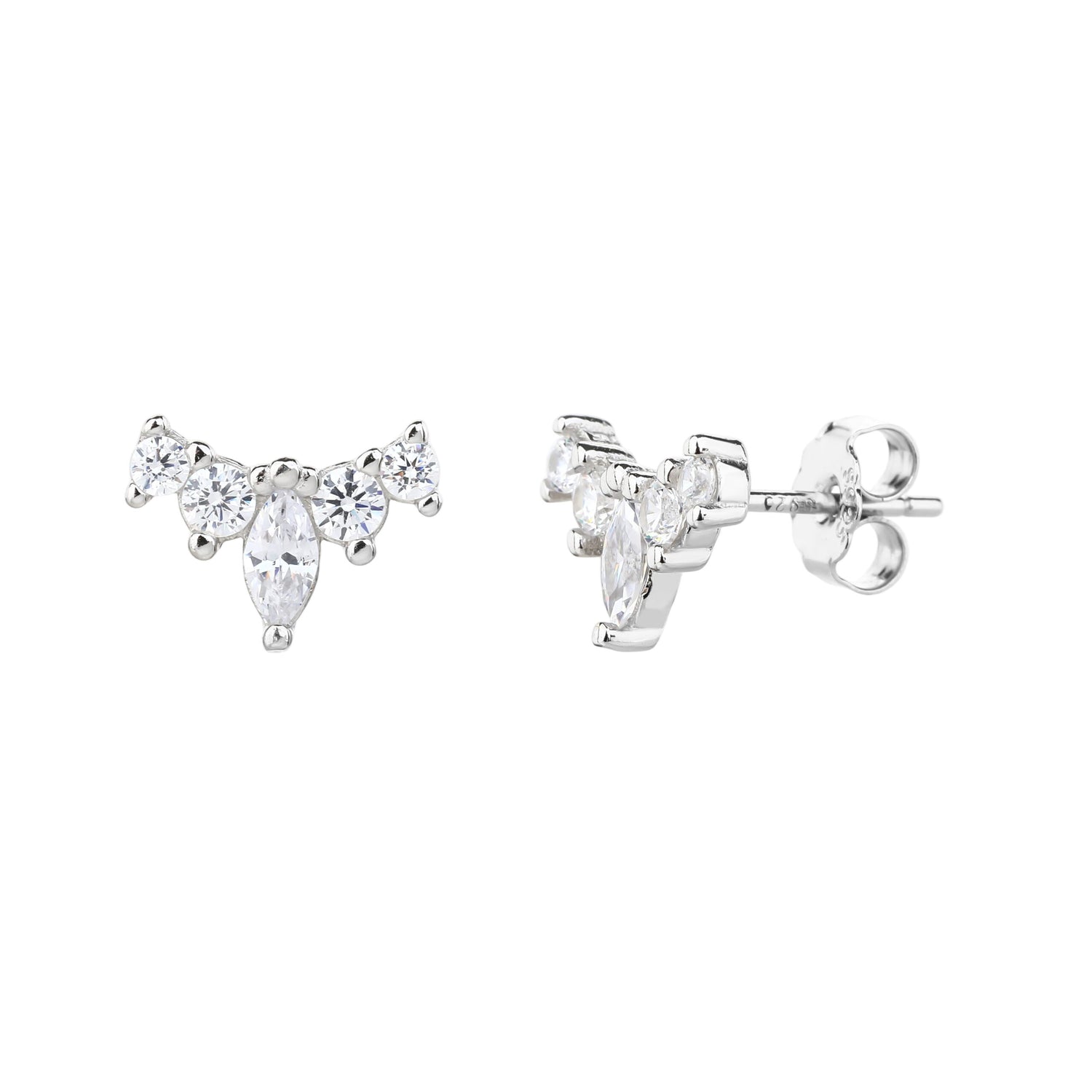 עגילים דגם סנטוריני - Mindset Jewelry