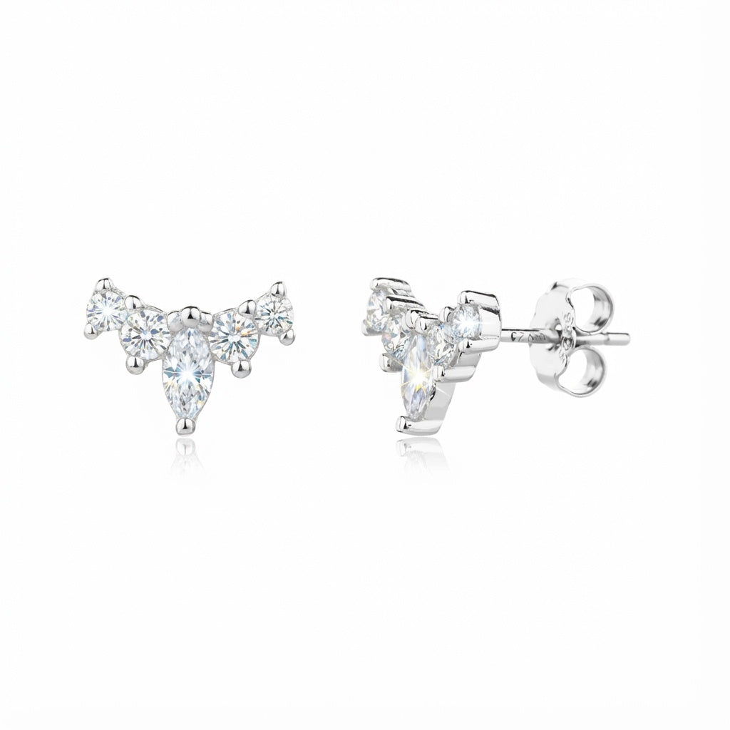 עגילים דגם סנטוריני - Mindset Jewelry