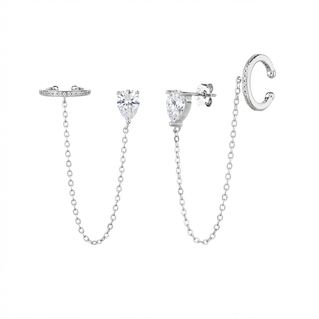 עגילים דגם בודפשט - Mindset Jewelry