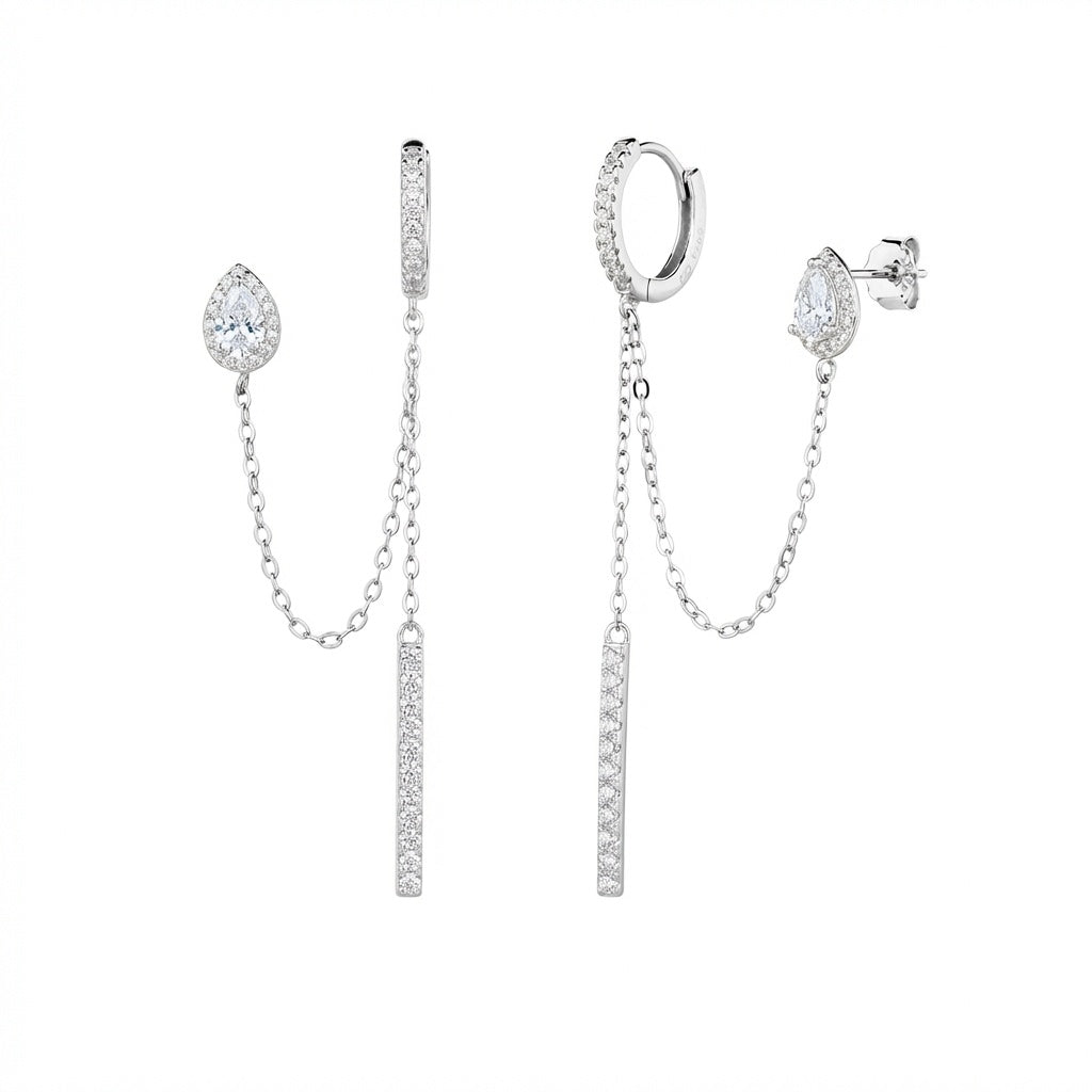 עגילים דגם איביזה - Mindset Jewelry