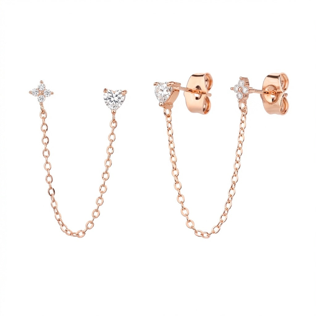 עגילים דגם בורדו - Mindset Jewelry