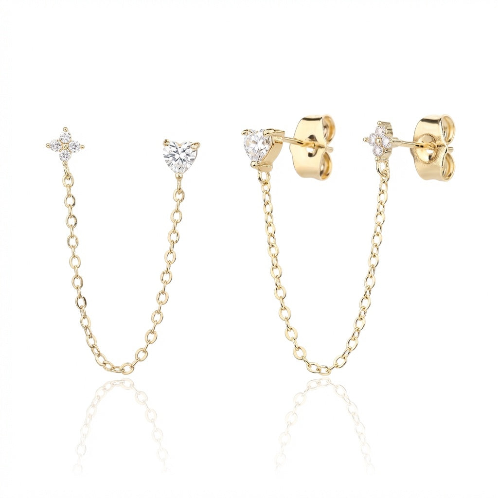 עגילים דגם אופטיה - Mindset Jewelry