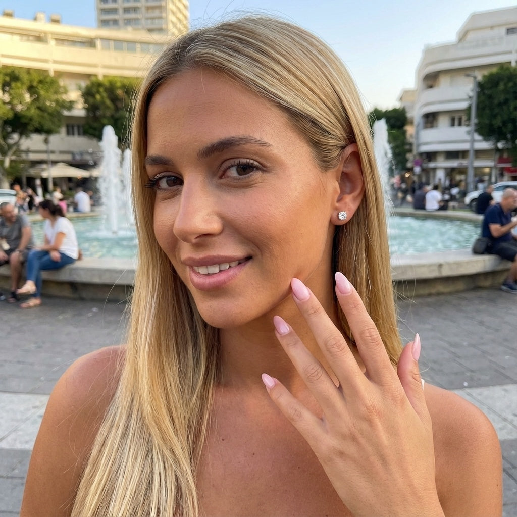עגילים דגם באזל - 3-10 מ"מ - Mindset Jewelry