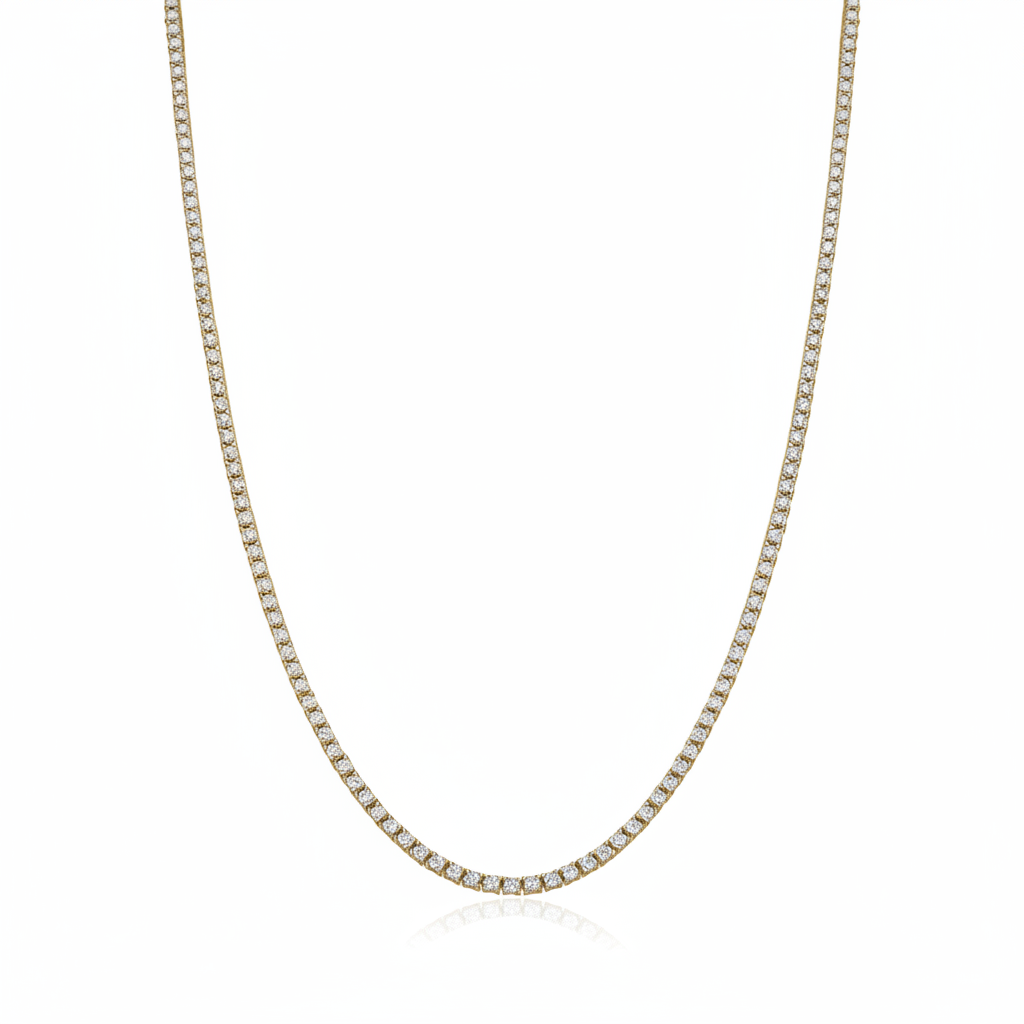 שרשרת טניס דגם פוקט - 2.5 מ"מ - Mindset Jewelry