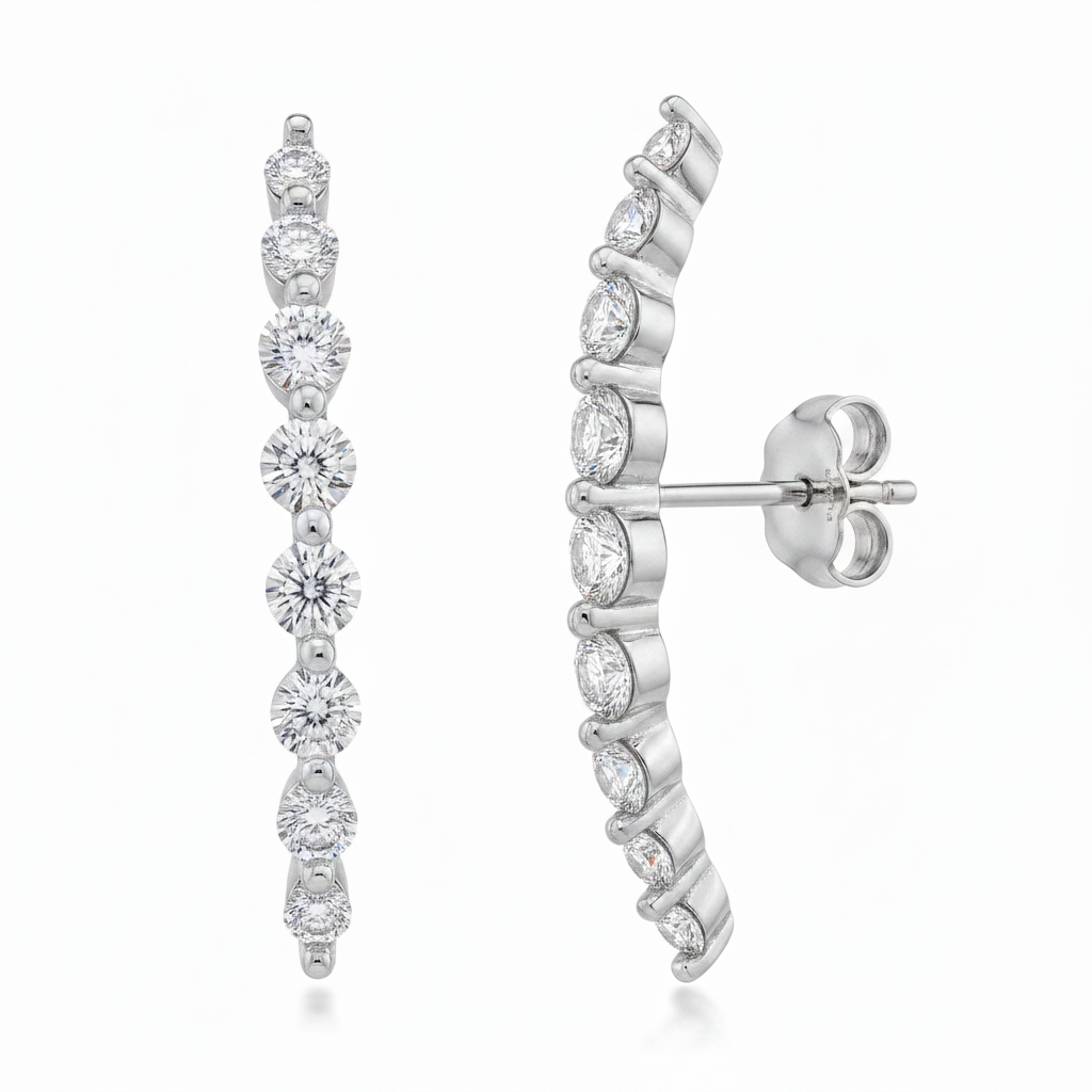 עגילים דגם ברצלונה - Mindset Jewelry