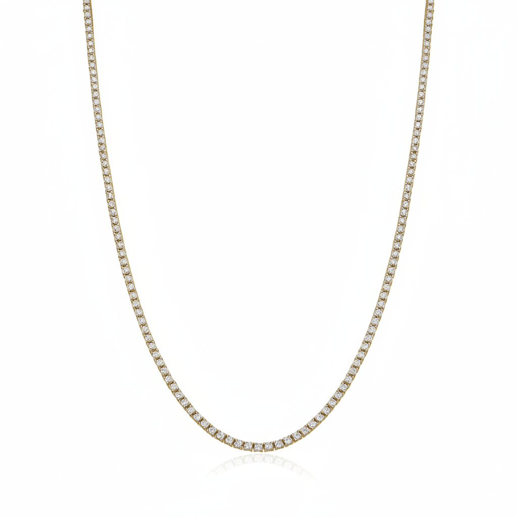 שרשרת טניס צרמט - 2.5 מ"מ - Mindset Jewelry