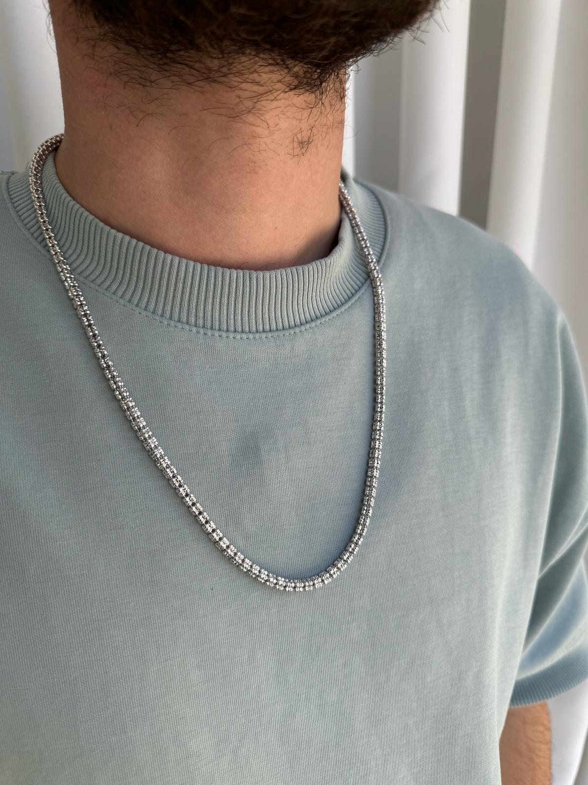 שרשרת ואלפראיסו - אייס איטלקי, 3 שורות - Mindset Jewelry