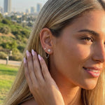 עגילים בלד - זהב - Mindset Jewelry