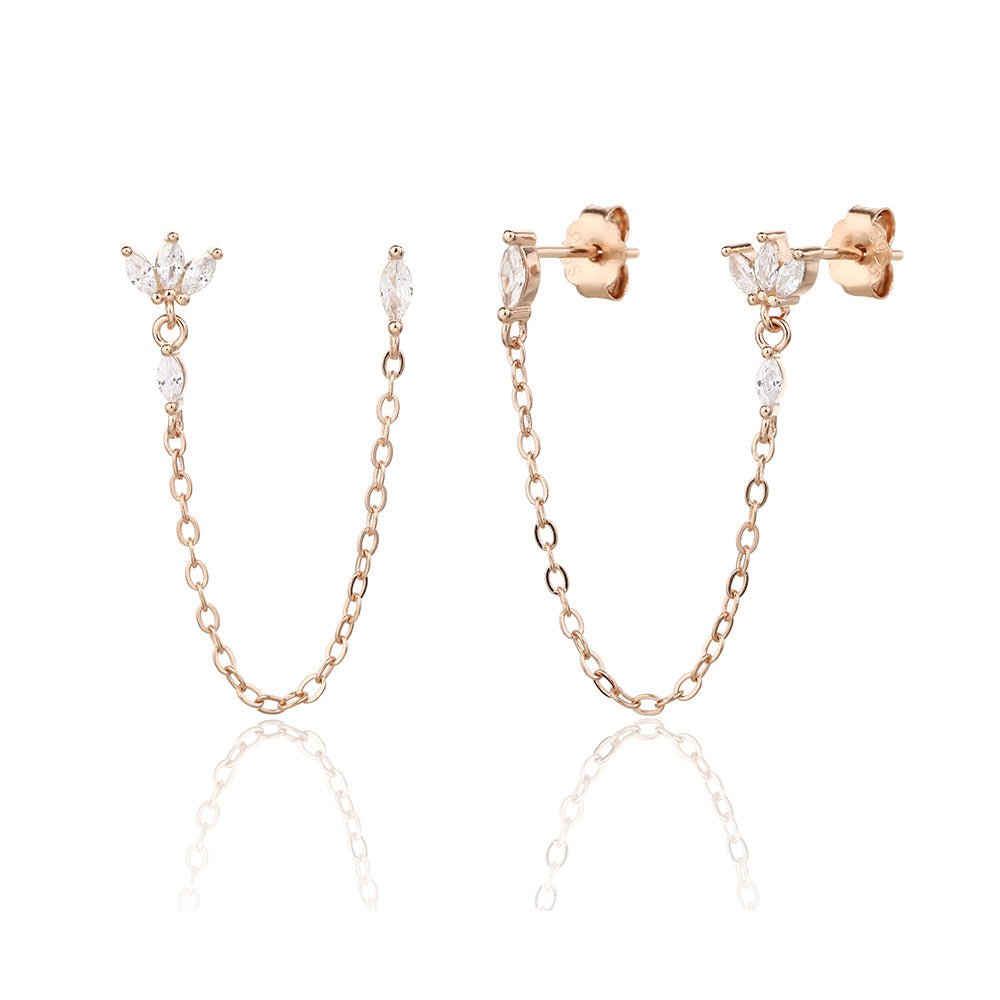 עגילים פייזולה - Mindset Jewelry