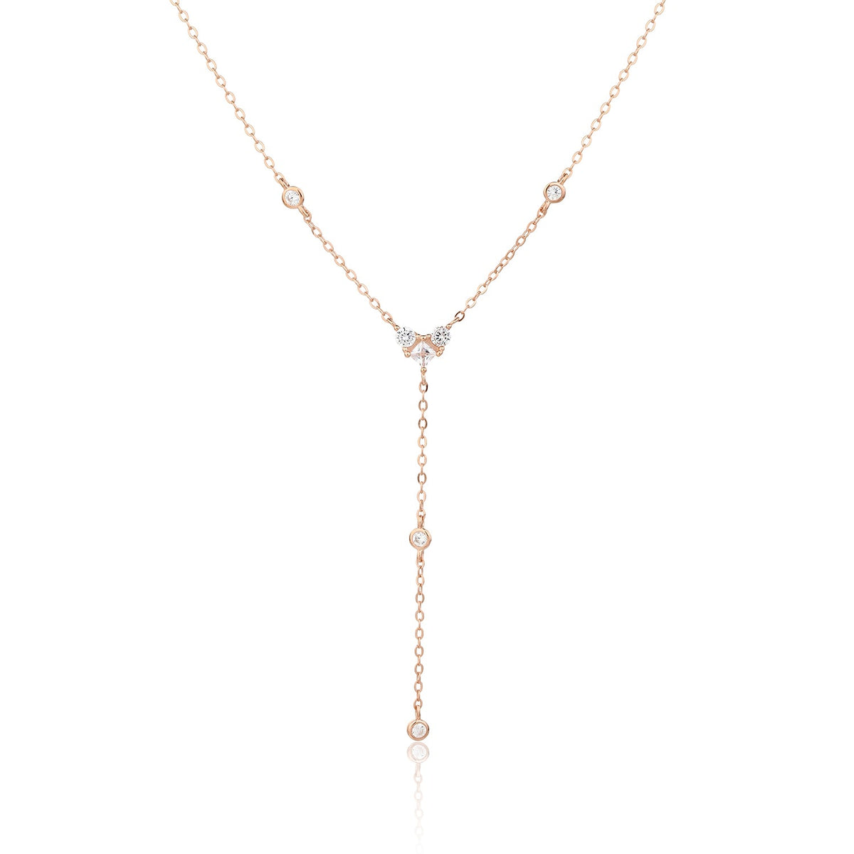 שרשרת ארוזה - רוז גולד - Mindset Jewelry