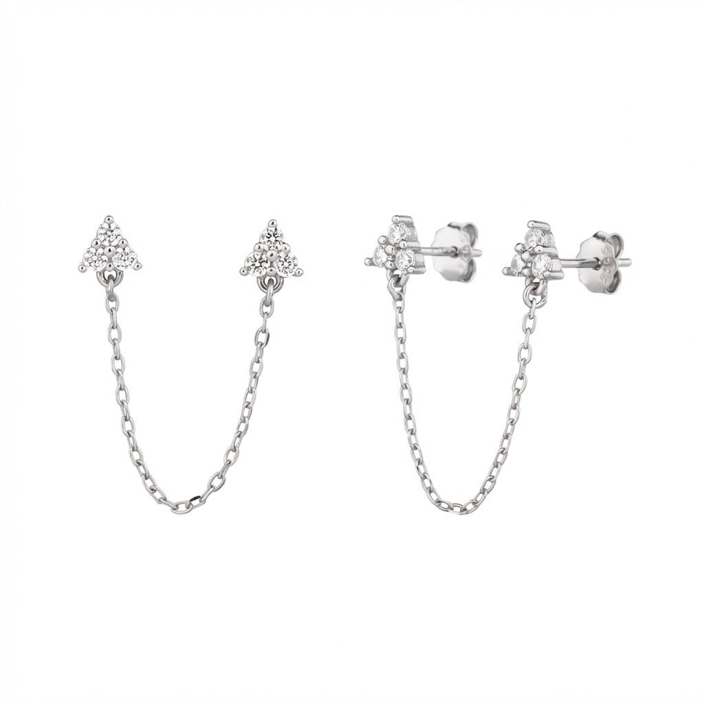עגילים הוואר - כסף - Mindset Jewelry